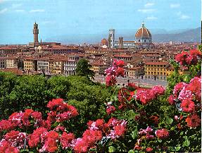 Vue de Florence avec le Duomo et Cupola du Brunelleschi
